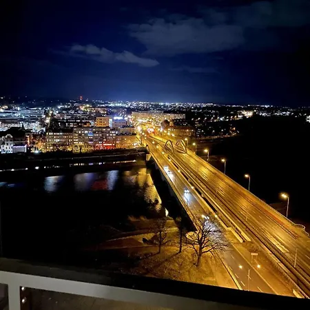 17Th Floor With River View Panorama Wroclaw Exterior photo